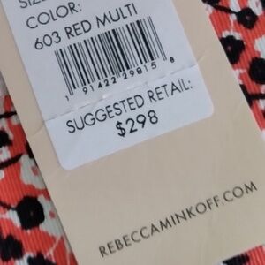 Rebecca Minkoff Red Floral Jumpsuit